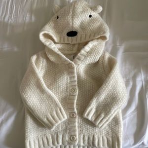 Unisex Cozy Bear Baby Jacket 6-12 Months